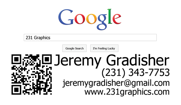 231 Graphics and Web Design Business Card